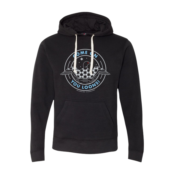 Come On You Loons! - Minnesota Soccer - Adult Lightweight Pullover Hoodie - Pick & Shovel Wear