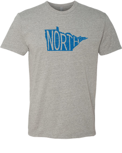 Minnesota North : Unisex T-Shirt - Dark Heather Gray - Pick & Shovel Wear