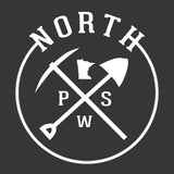 PSW North Logo - Midweight Hooded Pullover Sweatshirt - Pick & Shovel Wear