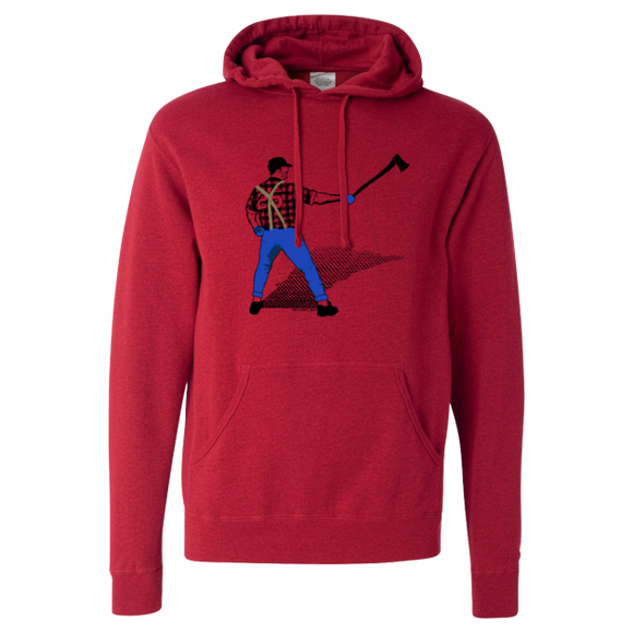 A Man with an Ox in the Batters Box - Adult Lightweight Pullover Hoodie - Pick & Shovel Wear