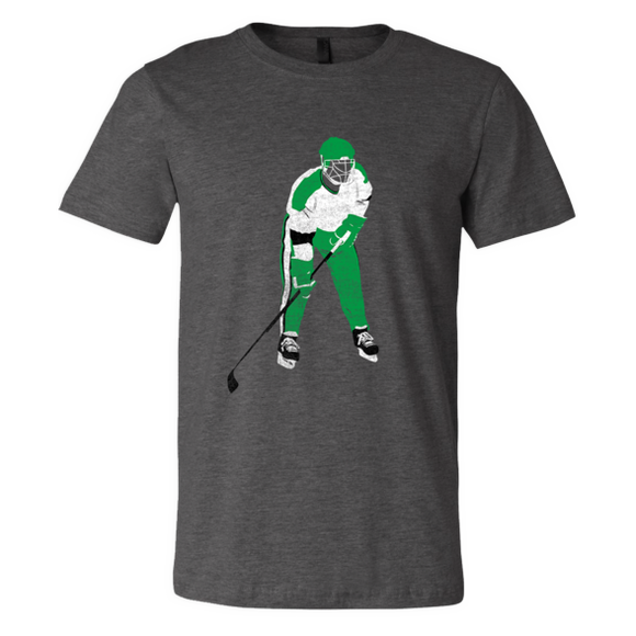 Cooperall Cat Eye Mask - Classic Hockey Gear - Green - Unisex T-Shirt - Pick & Shovel Wear