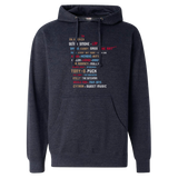 All-Time Great Nicknames - Midweight Hooded Pullover Sweatshirt - Pick & Shovel Wear