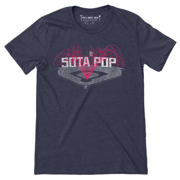 Sota Pop - Minnesota Baseball - Adult Unisex T-Shirt - Pick & Shovel Wear